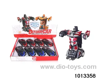 Deformation rebound vehicle in 8pcs display box