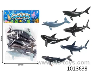 animal set in PP bag with header