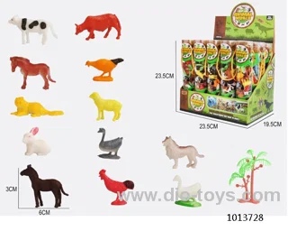animal set in display box
