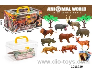 animal set in Ming benzene box