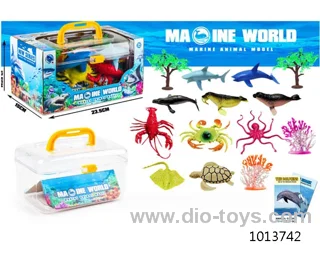 animal set in Ming benzene box