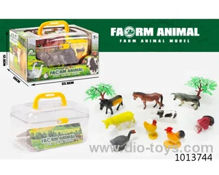 animal set in Window box