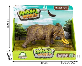 animal set in color box