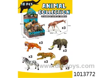 18pcs animal set in display box