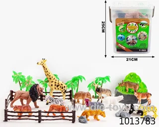 30pcs animal set in Barrel