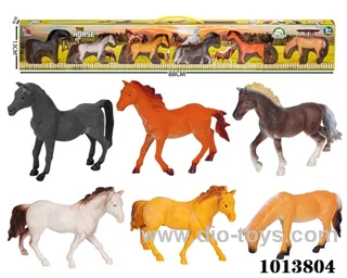 6pcs animal set in color box