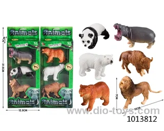 animal set in color box