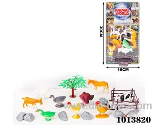 animal set in Blister with insert