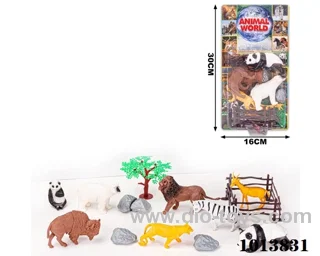 animal set in Blister with insert