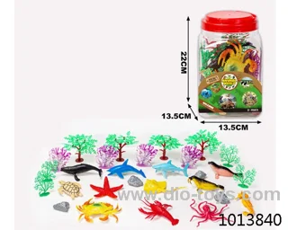 28pcs animal set in Cannon