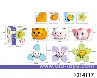 Sucker rotating Le+enamel animal in color box