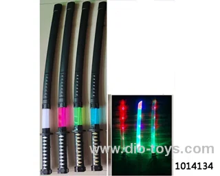 Glowing knife   with five- light & sound &music   in opp bag