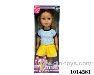 18-inch doll in Window box