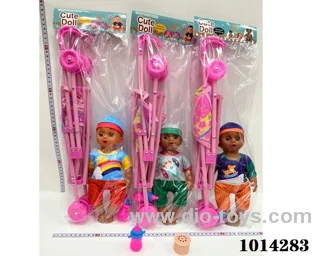 12 inch doll with music in PP bag with header