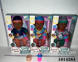 12 inch doll with music 3color mixed loading  in Window box