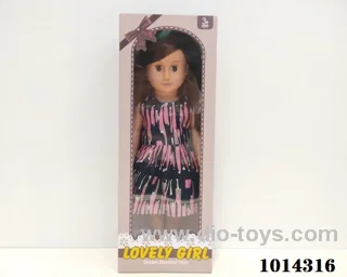 18 inch USA doll in Window box