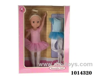 14 inch USA doll set in Window box