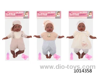 14 inch doll with 12-sound IC 3sets mixed loading in PVC bag