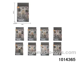 Simulation model toy set in window box