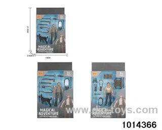 Simulation model toy set in window box