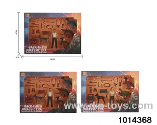 Simulation model toy set in window box
