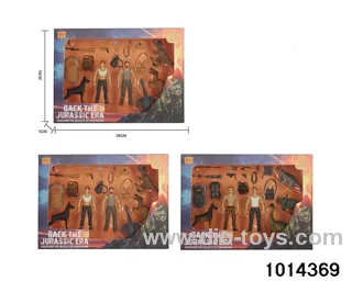 Simulation model toy set in window box
