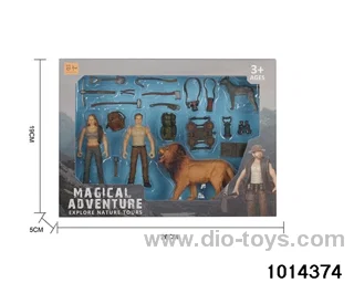 Simulation model toy set in window box