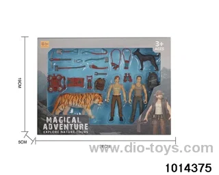 Simulation model toy set in window box