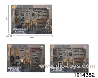 Simulation model toy set in window box