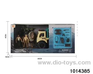 Simulation model toy set in display box