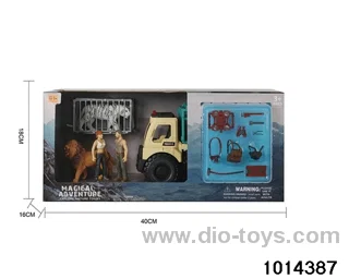 Simulation model toy set in display box