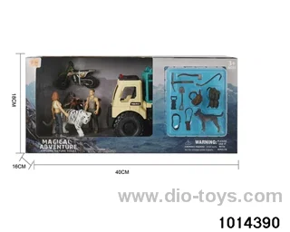 Simulation model toy set in display box