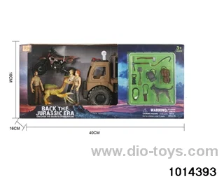 Simulation model toy set in display box