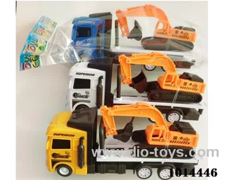 Inertial engineering vehicle 3color mixed loading  in Opp bag