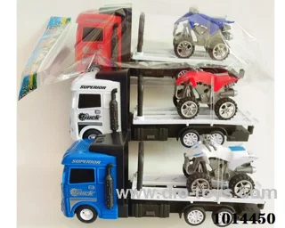 Inertial car 3 color mixed loading in Opp bag