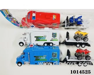 Inertial car 3 color  mixed loading in Opp bag