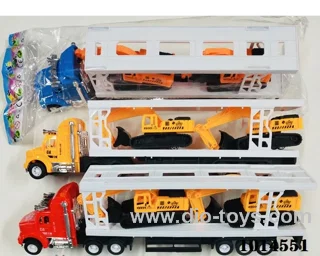 Inertial car 3 color  mixed loading in Opp bag