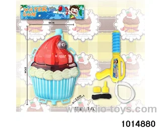 Backpack water gun in PP bag with header