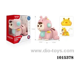 Puzzle crawler toys with light&music in Window box