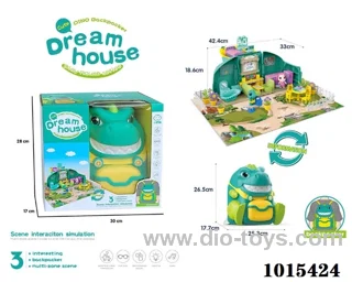 dream house set  with  light &music in window box