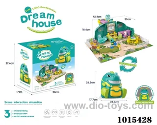 dream house set with  light &music in Color box