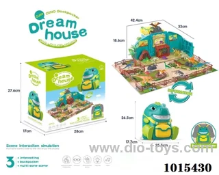 dream house set with  light &music in Color box