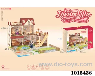 dream house set in  Hand box