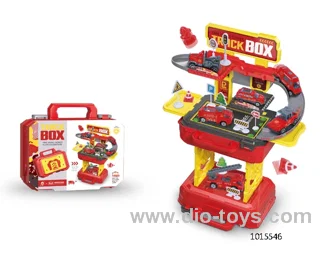 2 in 1 track parking lot in paper card