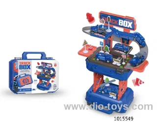 2 in 1 track parking lot in paper card