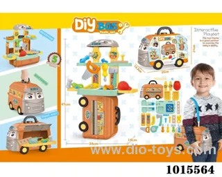5 in 1  tools bus  in paper card