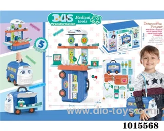 5 in 1 doctor tools bus in color box