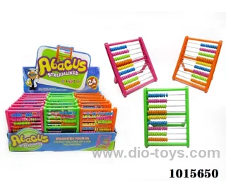 24PCS abacus 3color mixed loading in display box