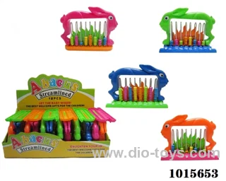 12pcs abacus 4color mixed loading in display box