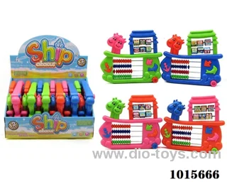 12pcs abacus 4color mixed loading in display box